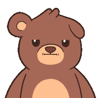 Teddy Bear Ok Sticker by BEARISH