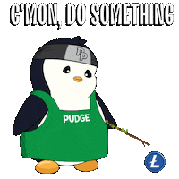 Come On Crypto Sticker by Pudgy Memez