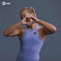 Heart Love GIF by WTA