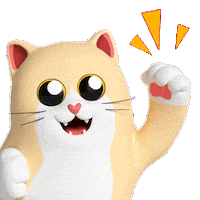 Cat Yes Sticker by Liberty Cats Emojis