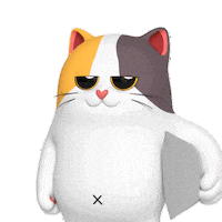 Sleepy Good Night Sticker by Liberty Cats Emojis