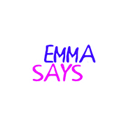 emma says Sticker by Selwyn May Ball