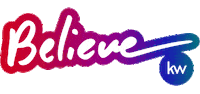Believe Real Estate Sticker by Keller Williams Realty