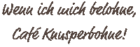 Knusperbohne cafe kaffee geniessen spessart Sticker
