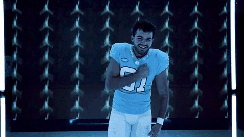 North Carolina Football GIF by UNC Tar Heels