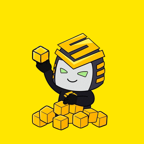 satlayer giphyupload playing throwing mecha GIF
