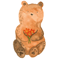 Pandaliebe Baer Sticker by Mr. & Mrs. Panda