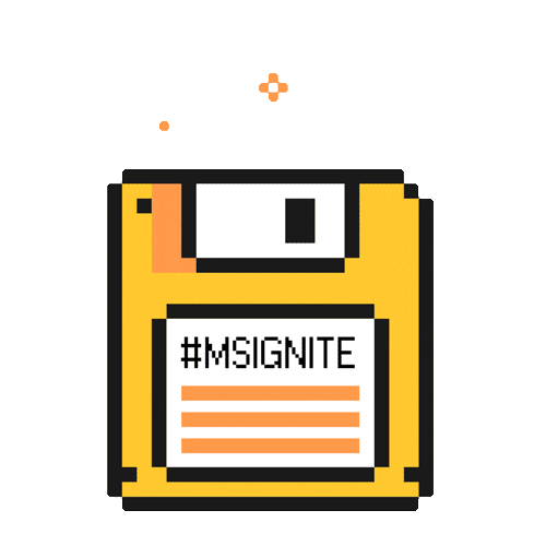 Floppy Disk Msignite Sticker by Microsoft Cloud for iOS & Android GIPHY