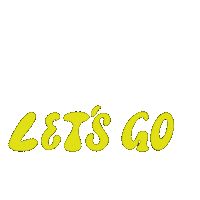 Lets Go Sticker by Neeryletters