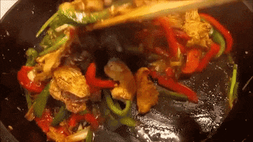 chicken fajitas GIF