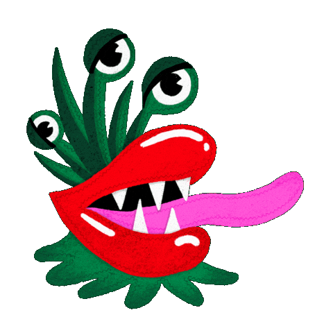 Eyes Plant Sticker by alimacdoodle