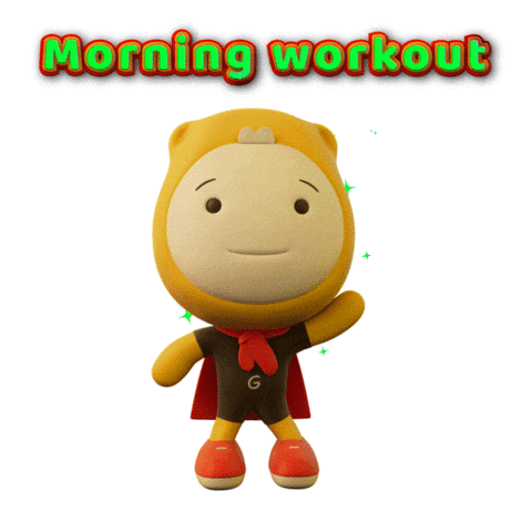 Workout Smile Sticker by Gumazing