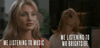 umc music excited calm listening GIF
