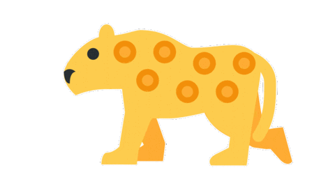 emojivid giphyupload animals emoji leopard Sticker