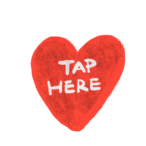 louxillust giphyupload heart tap here はーと Sticker