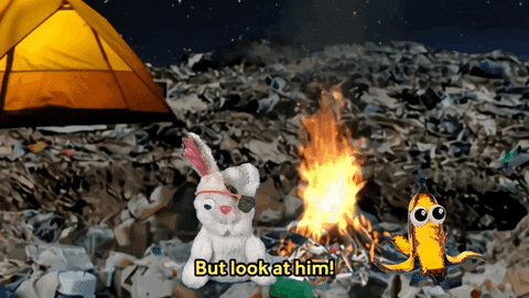 GarbagePeople giphyupload kawaii bunny adorable GIF