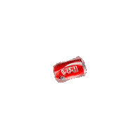 Sponsored gif. A red can of Coca-Cola with the name "Bebé" spins toward the viewer and then spins back out of sight.