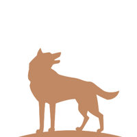Wolf Sticker by Wolfshöher Tonwerke