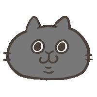 catlifesquarefish cat 笑 catlife 耍廢貓 Sticker