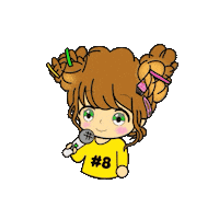 Happy Girl Sticker