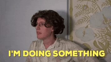 CarlaDelaney scary spooky actress yelling GIF