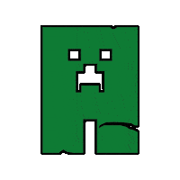 Abc Creeper Sticker by Fresa Creativa