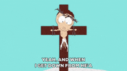 eric cartman cross GIF by South Park 