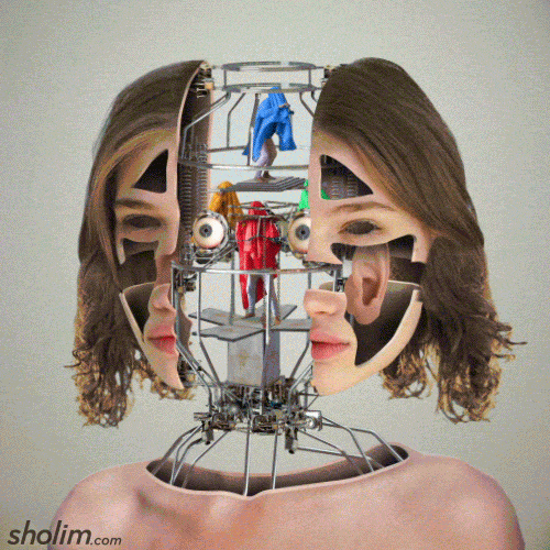 Robot Gif Art GIF by Sholim