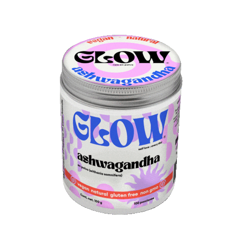 GLOWSuperfoods giphyupload glow adaptogens ashwagandha Sticker