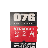 076Verkocht Sticker by 076 Makelaardij