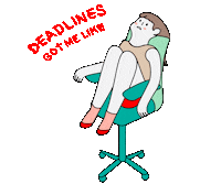 bilgra design chair deadline bilgra Sticker