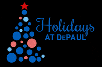Christmas Tree GIF by DePaulU