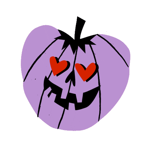 Halloween Heart Sticker by Crème Creative