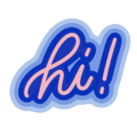 Hello Sticker by Maggie Chen
