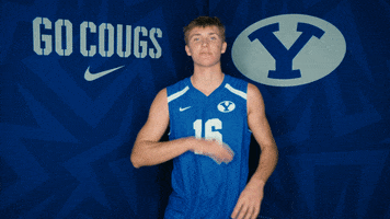 Sport Dust Off GIF by BYU Cougars