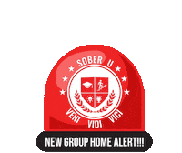 TheSoberUniversity housing non profit organization mr group homes mrgrouphomes Sticker