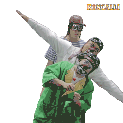 CircusTheaterRoncalli giphyupload fly high plane GIF