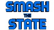 Free Palestine Smash The State Sticker by OpticalArtInc.