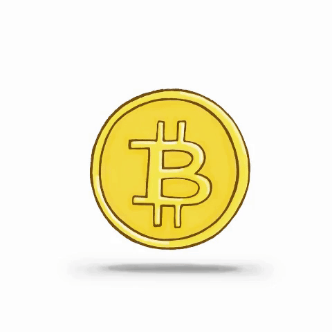 bitcoin slothicorn crypto cryptocurrency coin spinning creativecommons animated gif GIF