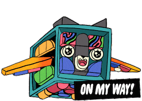 Rainbow Flying Sticker by LEGO