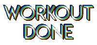 Fitness Working Out Sticker