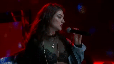 lorde GIF by Billboard Music Awards