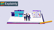 Explainly art animation work color GIF
