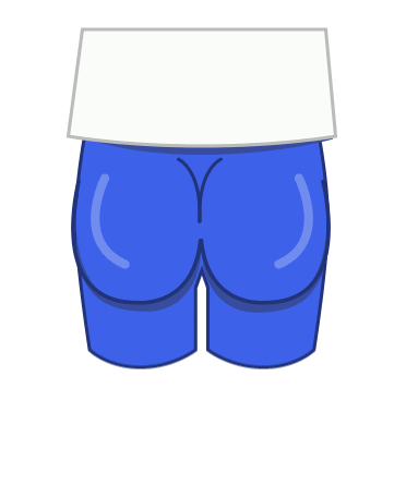thrivecolab giphyupload exercise butt bum Sticker