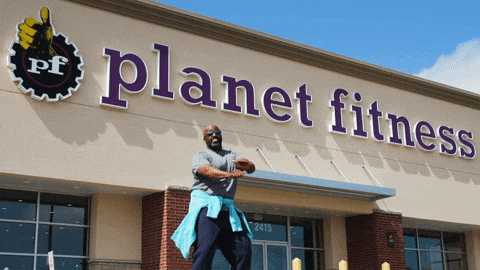 Celebrate Work Out GIF by Planet Fitness