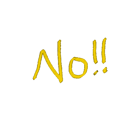 hoyvonne giphyupload no maybe cant Sticker