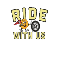 Ride Out Harley Davidson Sticker by Concrete Surfers Motorcycle Dudes - CSMD