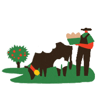 Scrambled Eggs Chicken Sticker by Helpful Hens