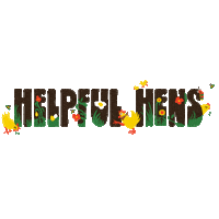 Scrambled Eggs Chicken Sticker by Helpful Hens