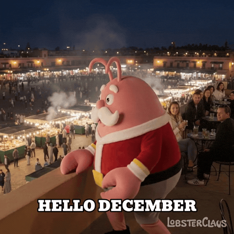 Lights December GIF by LobsterClaus